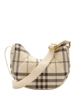 Horseshoe Quilted Nylon Crossbody Bag