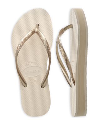 Women's Slim Flatform Thong Sandals