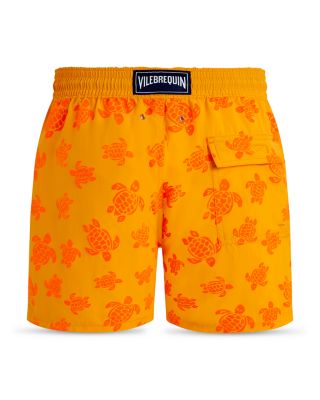 Flocked Rondes Des Tortues 5.5" Swim Shorts