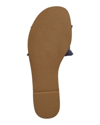 Women's Rozette Ruffle Slides