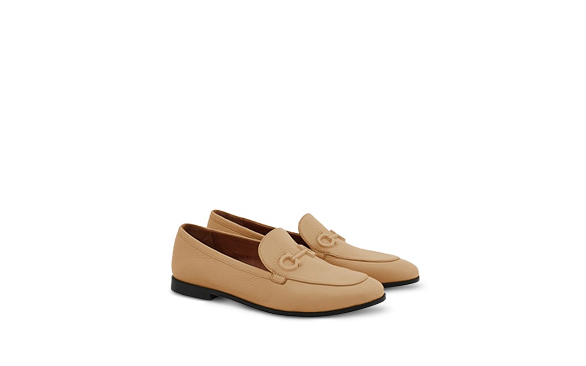 Ferragamo Women's Loafer Flats in Dark Rose