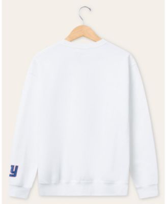  Unisex NFL New York Giants Repeat Bling Flea Market Crew Fleece Sweatshirt