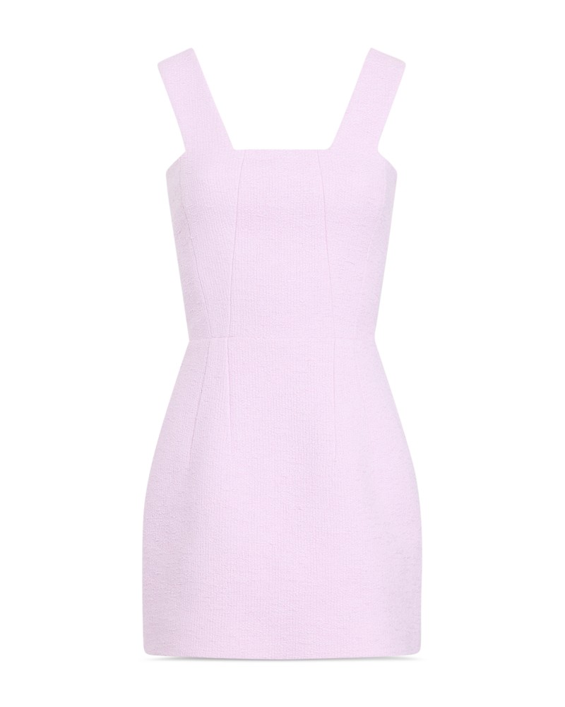 Patou Strap Mini Dress in Candy Pink