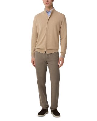 Full-Zip Cashmere Wool Sweater