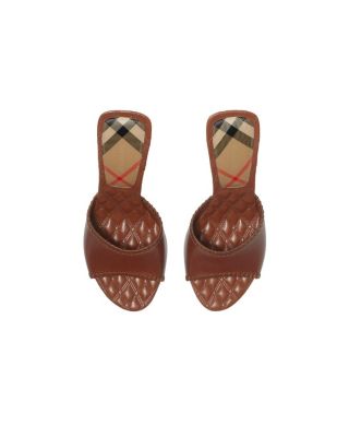  Women's Leather Cabana Mules
