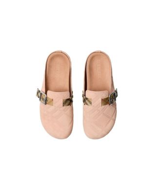 Women's Check Suede Urchin Clogs
