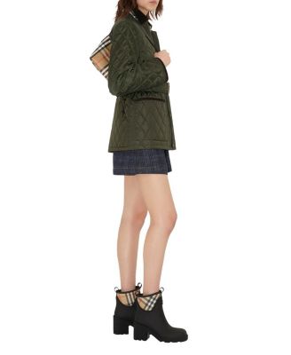 Women's Rubber Marsh Stamp Heeled Low Boots