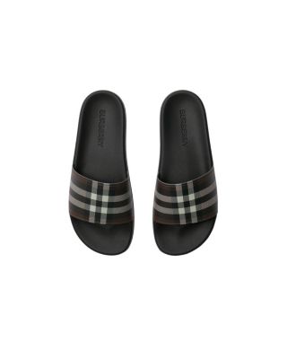 Women's Check Slides