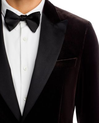 Velvet Satin Peak Slim Fit Dinner Jacket