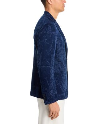 Bandana Print Jersey Sport Coat