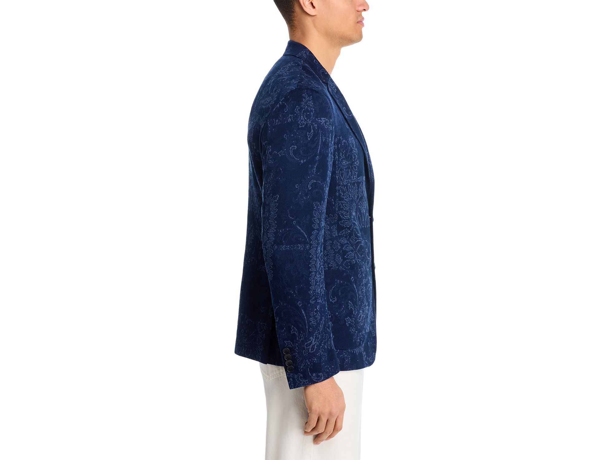 Bandana Print Jersey Sport Coat — Image 5