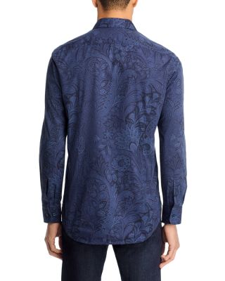 Tonal Paisley Print Shirt