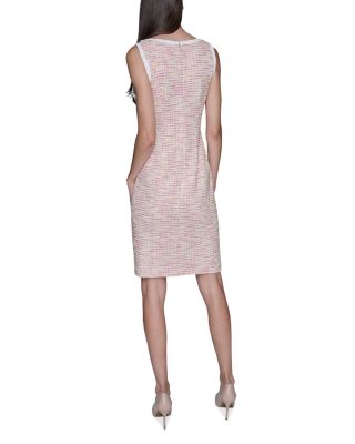 Tweed Knit Sheath Dress