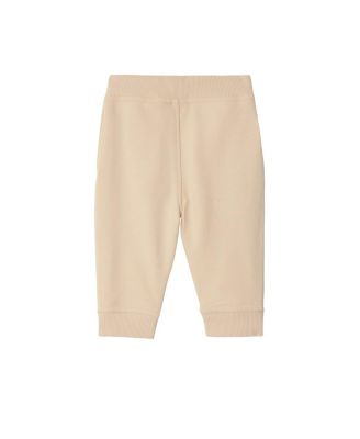 Girls' Check Label Cotton Jogging Pants - Baby, Little Kid