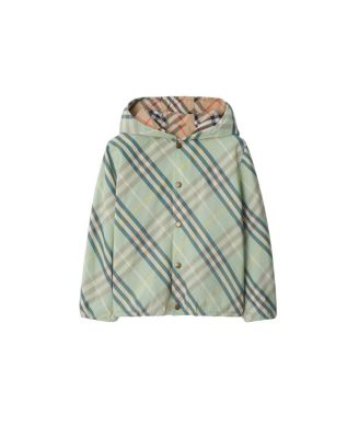 Boys' Reversible Check Cotton Blend Jacket - Little Kid, Big Kid