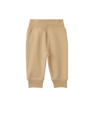 Girls' Check Trim Cotton Jogging Pants - Baby