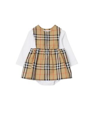 Unisex Check Cotton Three-piece Baby Gift Set - Baby