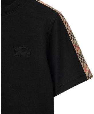 Boys' Check Trim Cotton T-shirt - Little Kid, Big Kid