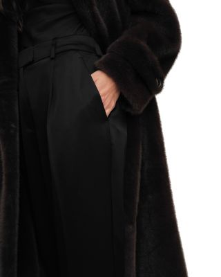 Celia Tapered Satin Pants