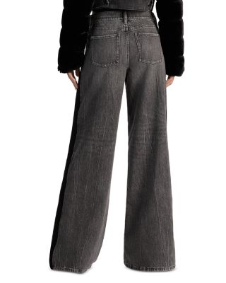 Amazing Low Rise Wide Leg Jeans in Vintage Black