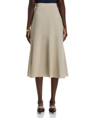 Vuleran Wool Midi Skirt
