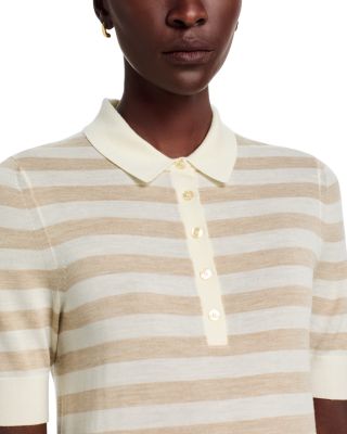 Fidenka Wool Polo Top