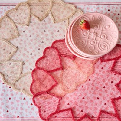 Heart Placemat - Natural