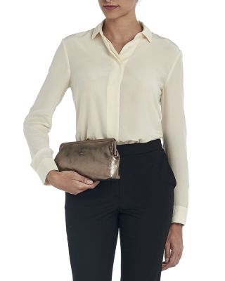 Classic Manuela Leather Clutch