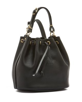Classic Leather Bucket Bag