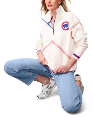 MLB Baseball Stitch Quarter Zip Sweaters