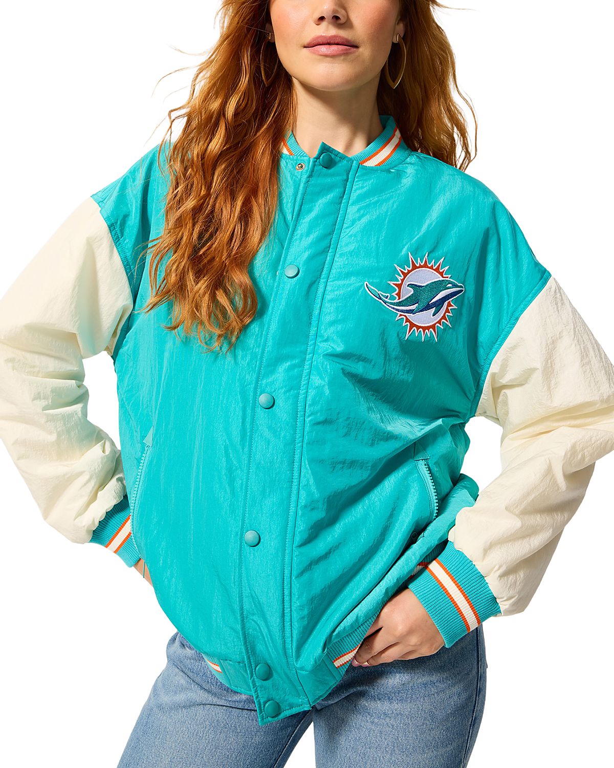 Terez Dolphins Bomber Jacket