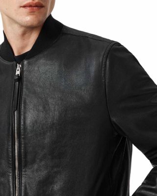 Morten Leather Bomber Jacket