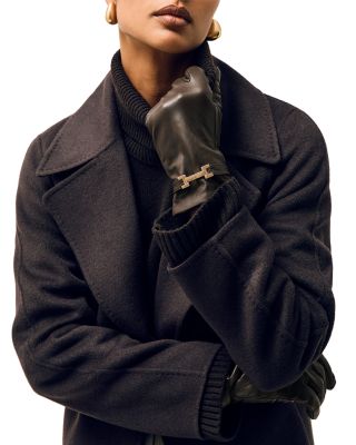 Harriet Leather Hardware Gloves