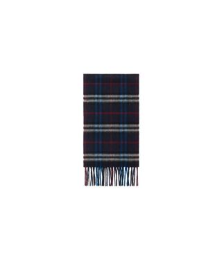 Unisex Check Cashmere Scarf - Big Kid