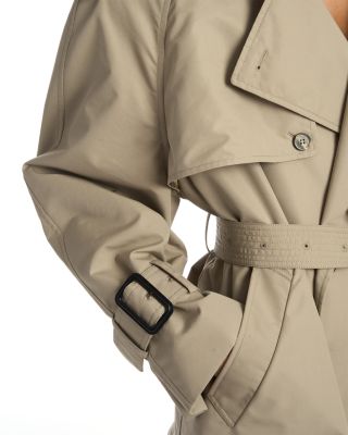 Clean Mini Trench Coat