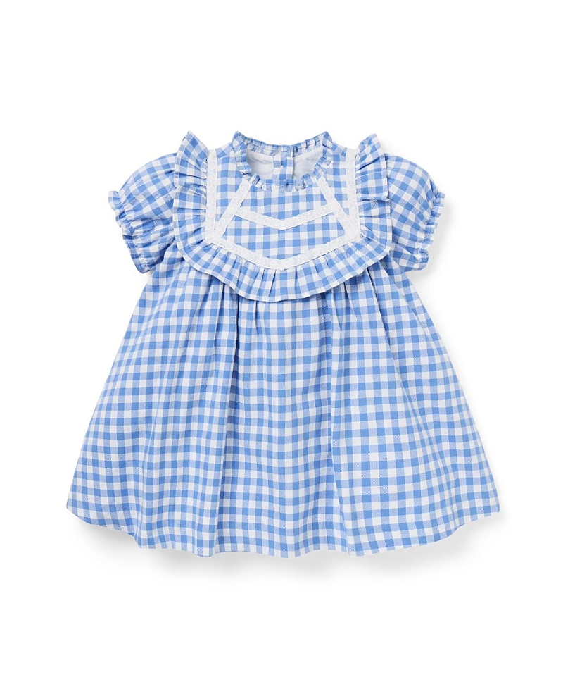 Janie and Jack Girls' Gingham Ruffle Dress - Baby