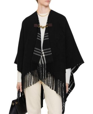  EKD Fil Coupe Wool Cape