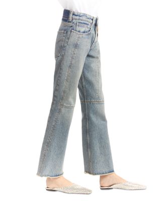 Kick Flare Jeans in Mid Blue
