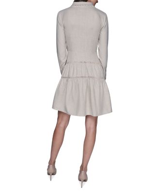 A Line Long Sleeve Dress