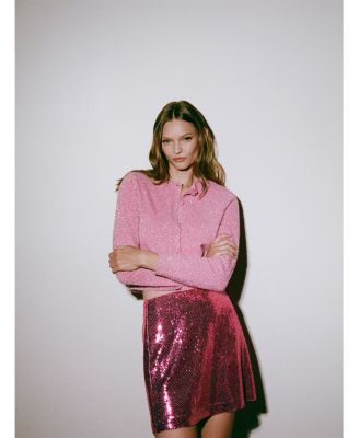 Sadie Stretch Sequin Mini Skirt