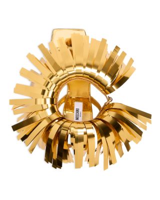 Women's Mirror Effect Fringe Sandals