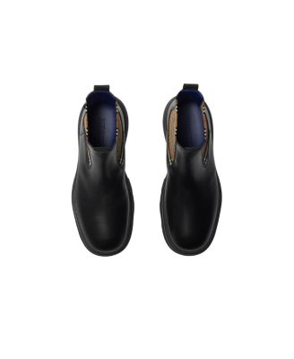 Men's Leather Creeper Low Chelsea Boots