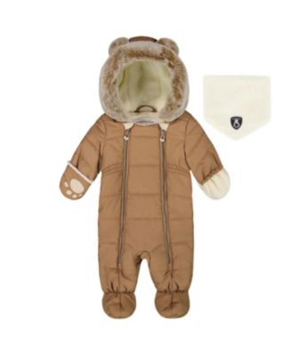 Unisex One-Piece Layette Snowsuit Designed for Car Seat - Baby