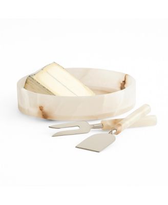  Santo Alabaster Cheese Tools - Set of 2