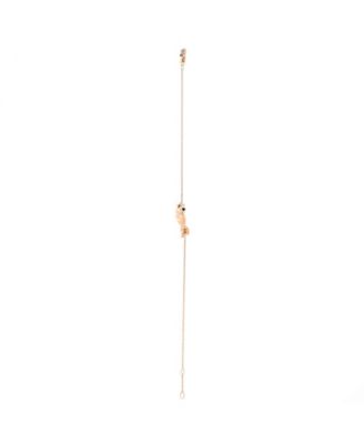  Mini Panthere de Cartier Single Chain Bracelet 18K Rose Gold with Tsavorite and Onyx