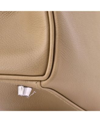 Kelly 28 Handbag Brown Evercolor with Palladium Hardware