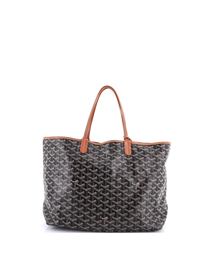Pre-owned Pre-owned Goyard Goyard Pm Saint Louis Tote Coated Canvas In Black