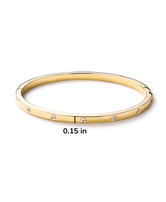 Selena Gold Bangle Bracelet