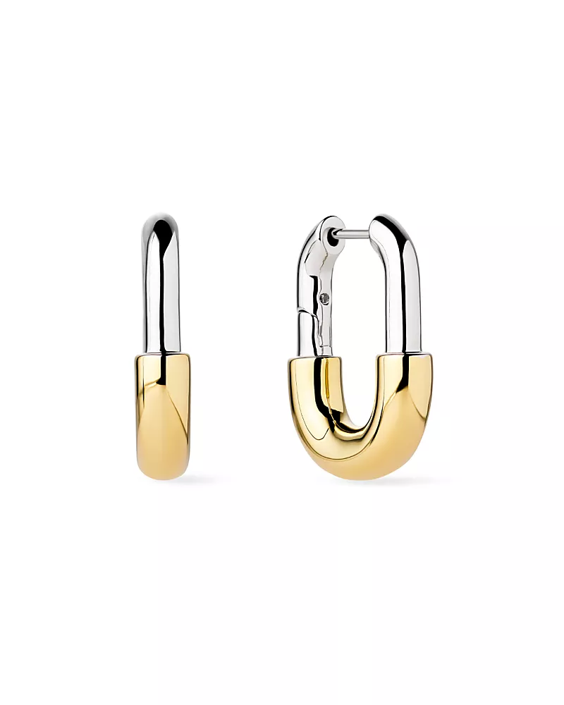 Ana Luisa Two Tone Gold Brynley Hoops