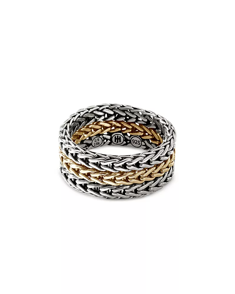 John Hardy Men's Sterling Silver & 18K Bonded Yellow Gold Icon Chain Link Band